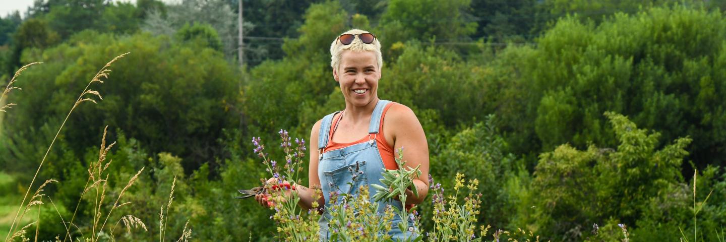 Kristie Winberg, Zenger Farm Assistant Farm Manager
