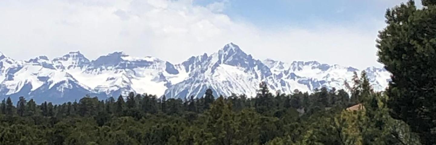 San Juan Mountains from the west on May 4th.