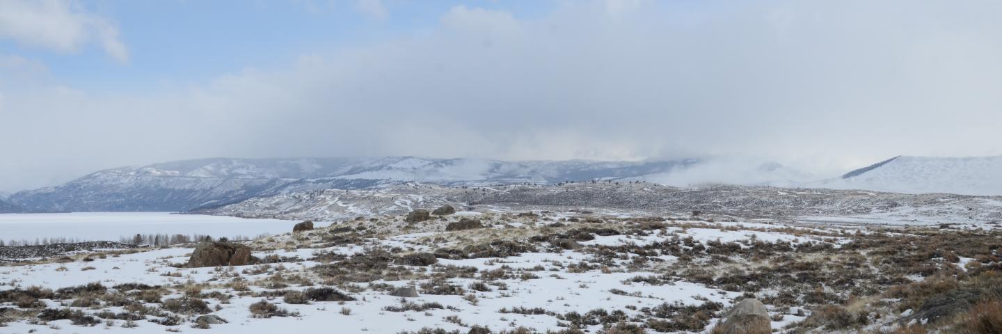 Red Canyon snow covered