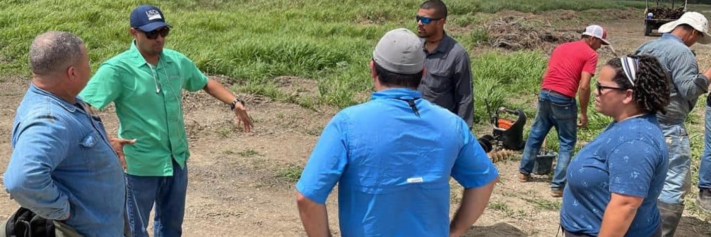 NRCS Caribbean Area staff with Customers