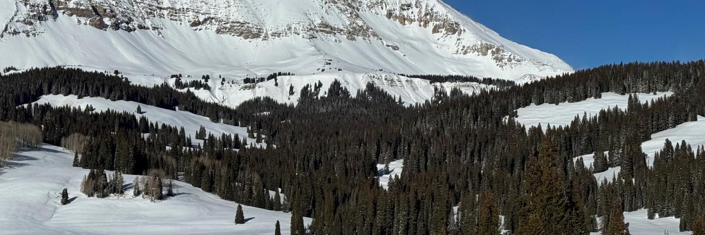 Near El Diente Peak in the San Juan Mountains January 30th 2025