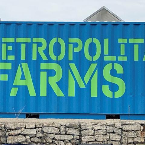 Metropolitan Farms sign