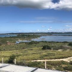 Salt flats wetlands in Cabo Rojo National Wildlife Refuge, Puerto Rico.