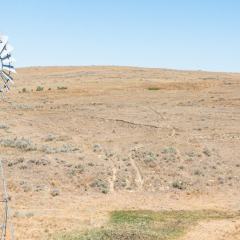 Original windmill and stockwater tank. Houzvicka Ranch, Fallon County, Montana.