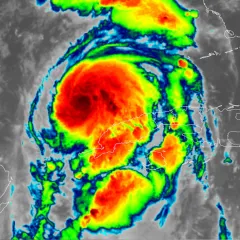 Hurricane Idalia satellite view 8-29-2023 image by CIRA/RAMMB on Google search