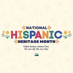 National Hispanic Heritage Month banner