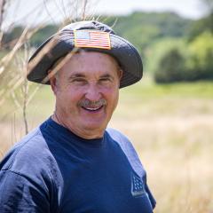 Mike Ziemba, landowner and army veteran in Harrison County, Iowa