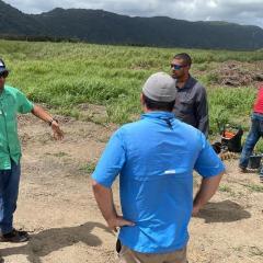 NRCS Caribbean Area staff with Customers