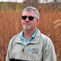Larry Stevens is retiring after 30 years as District Conservationist in Keokuk County, Iowa, at the end of 2024.