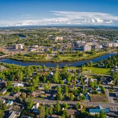birds eye view of Fairbanks, Alaska