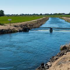 The New York Canal on Cloverdale Road near E. Hubbard Road in Boise, Idaho. The canal diverts water from the Boise River to create Lake Lowell near Nampa, Idaho.  7/20/2020 Photo by Kirsten Strough