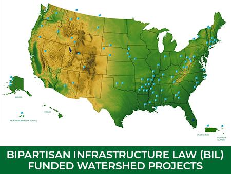 Map of Bipartisan Infrastructure Law 