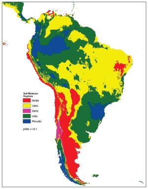 South American Soil Moisture