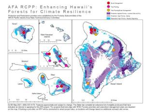 AFA RCPP: Enhancing Hawaii's Forests for Climate Resilience