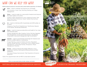 Thumbnail of NRCS guide for organic producers