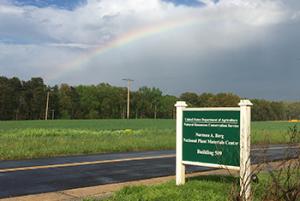 Norman A. Berg National Plant Materials Center Sign