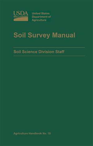 Cover of the Soil Survey Manual