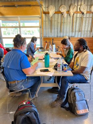NCSS Members reviewing digital soil mapping techniques.