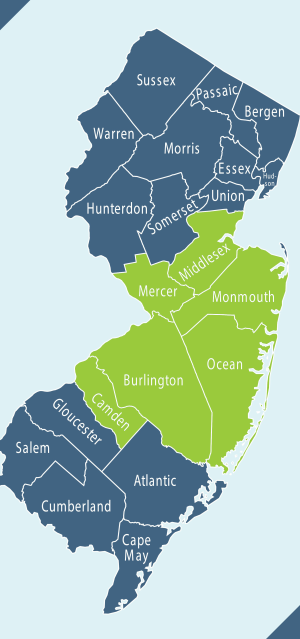 Central Jersey Fund Pool Counties 