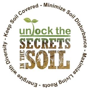 Unlock the secrets of the soil logo