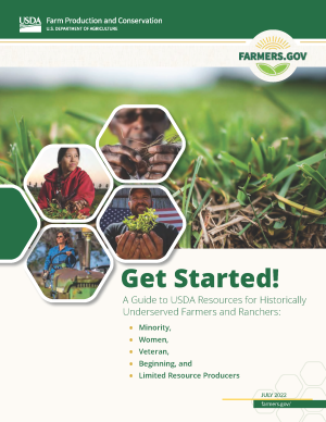 Guide to USDA Resources for Historically Underserved Producers cover