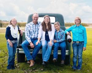 farming family, truck