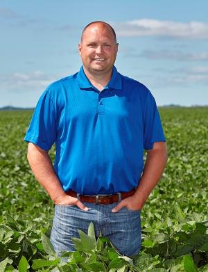 Joe Morken, who farms in the Red River Valley, successfully reduced tillage in their corn-soybean rotation