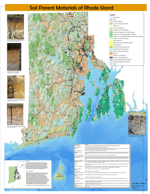 Rhode Island Soil Parent Materials Map - 2012