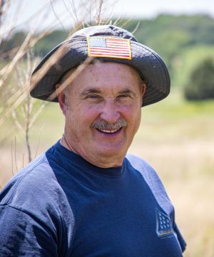 Mike Ziemba, landowner and army veteran in Harrison County, utilized Environmental Quality Incentives Program (EQIP) in 2020 to plant native trees and prairie to provide ample wildlife habitat.