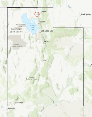 Crystal Bear River Hammond East state map