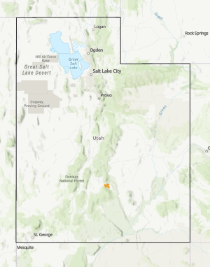 Wayne County Torrey Teasdale SFP state map