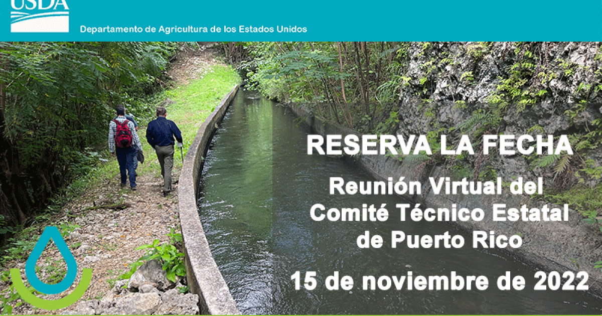 tema cebra Taxi Puerto Rico State Technical Committee Meeting | Natural Resources  Conservation Service