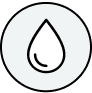 black line icon of water droplet