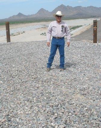 Farmer in Cotton Center, Arizona works with NRCS on Air Quality.