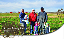 The Prevo family recorded record average yields by improving soil health quickly on poor soils.