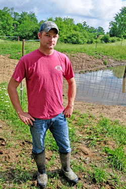Ryan Collins is a livestock producer in Allamakee County.