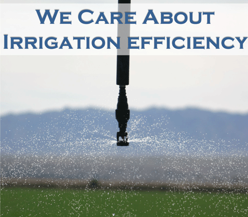 We Care About Irrigation Efficiency