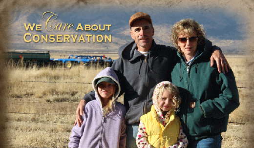The Haas family cares about conservation of their family, lifestyle and of the land.