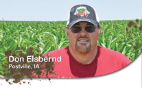 Don Elsbernd of Postville, Iowa.