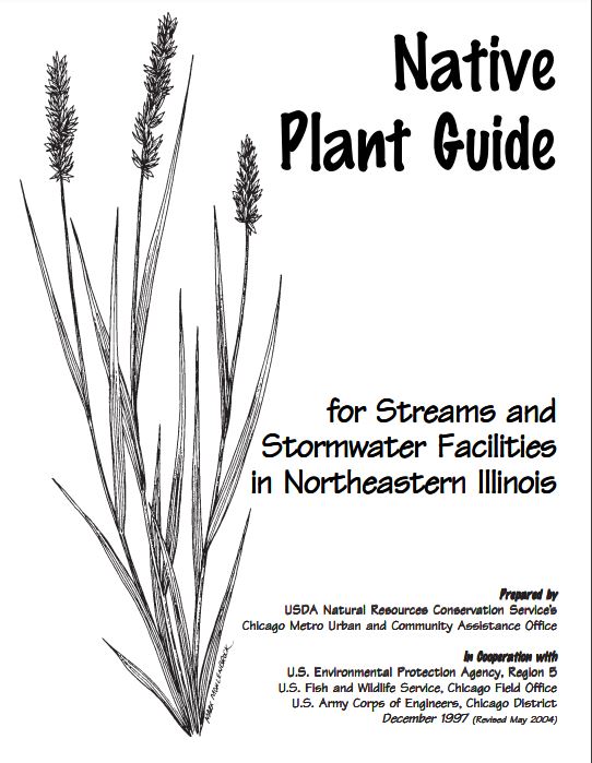 snapshot of the cover page for the IL NRCS Native Plant Guide