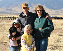 Tedd Haas and his family put conservation in action. 