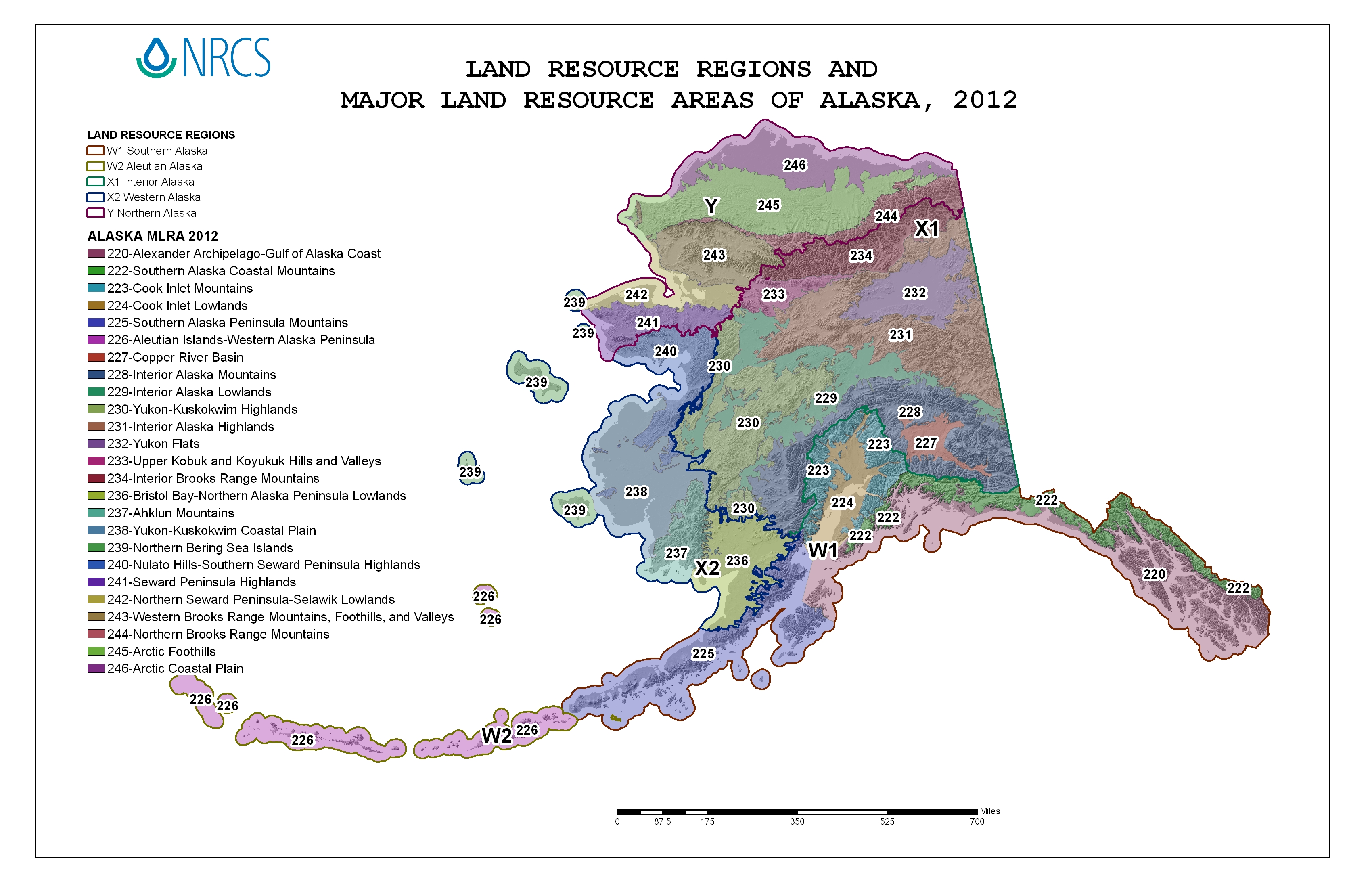 Land Resource Regions of Alaska